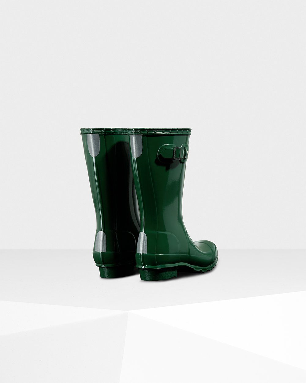 Galochas Hunter Criança Verdes - Original Big Gloss - 21YPLCABE